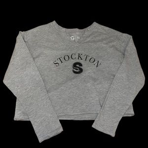 Stockton Cropped Long Sleeve Tee